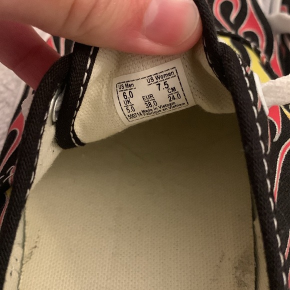 Flames Mash Up Vans - Picture 6 of 8